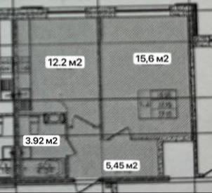 1-комнатная 37.1 м2 в ЖК undefined корпус null этаж 4