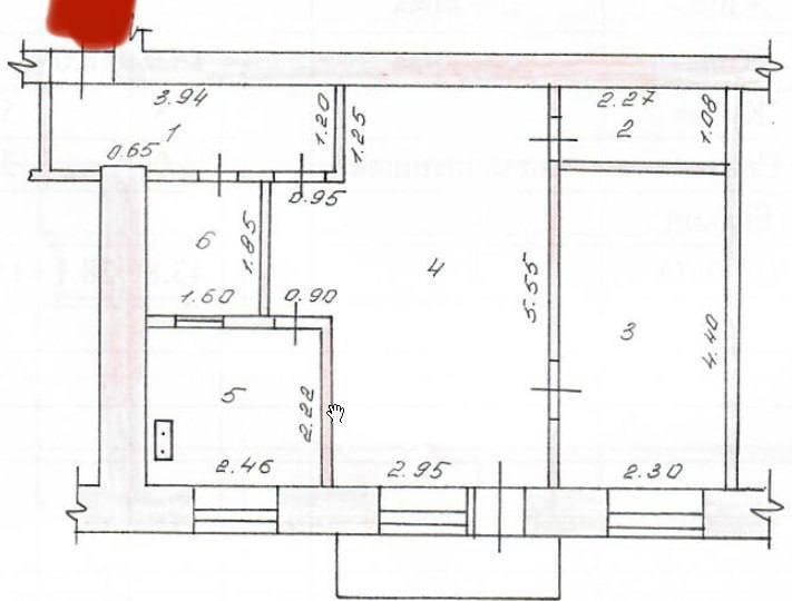 2-комнатная 44.6 м2 в ЖК undefined корпус null этаж 2
