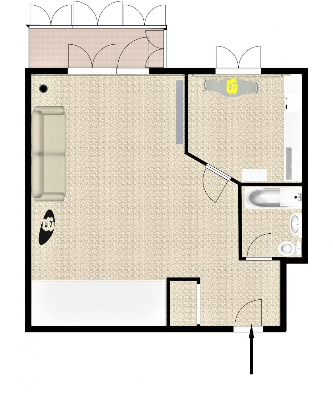 1-комнатная 32.4 м2 в ЖК undefined корпус null этаж 3