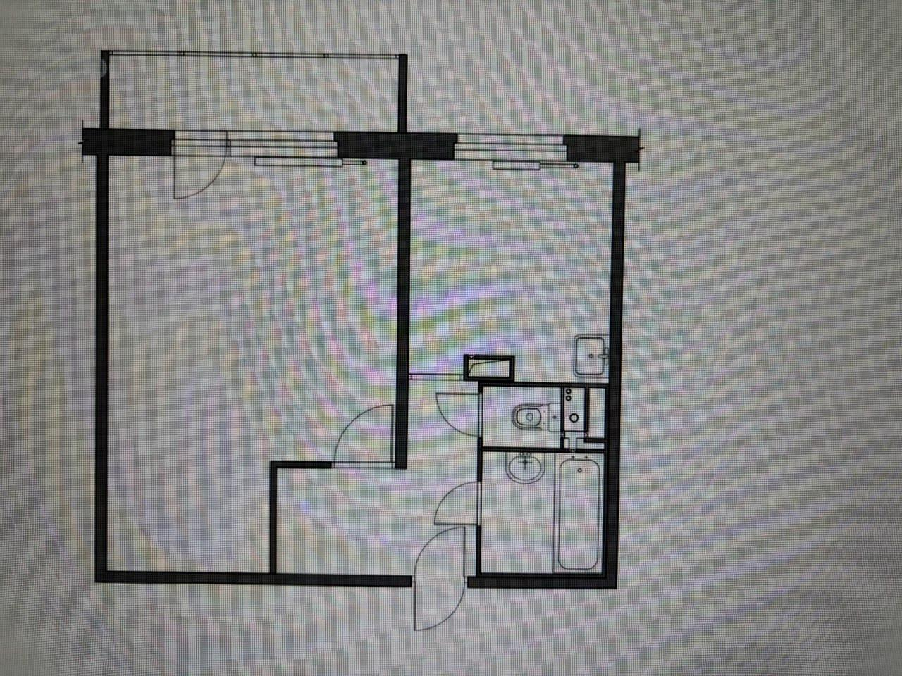 1-комнатная 35.3 м2 в ЖК undefined корпус null этаж 9