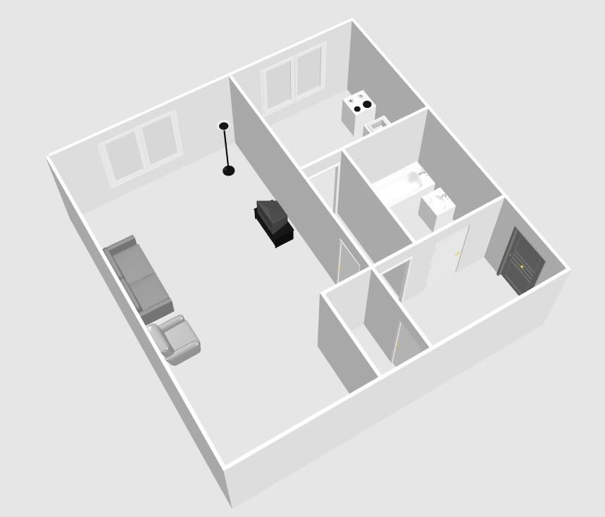 1-комнатная 31 м2 в ЖК undefined корпус null этаж 3