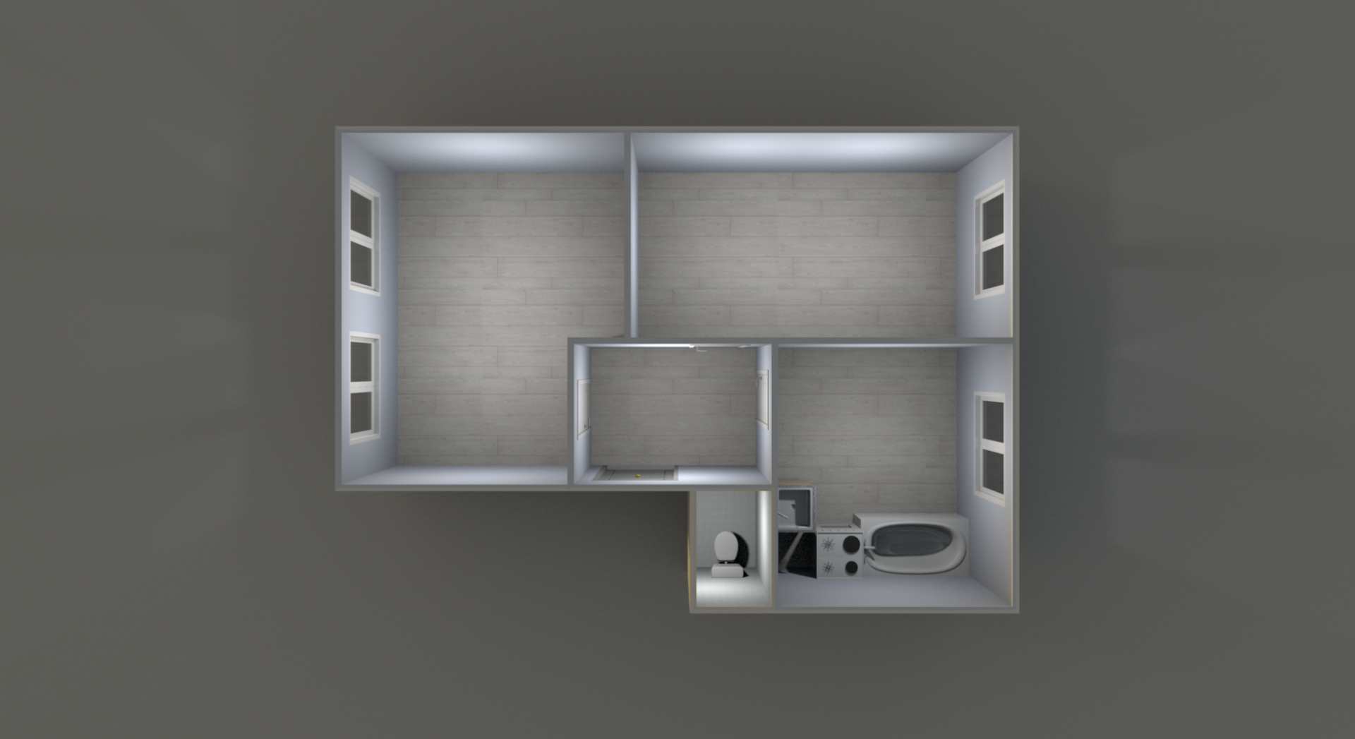 2-комнатная 47 м2 в ЖК undefined корпус null этаж 2