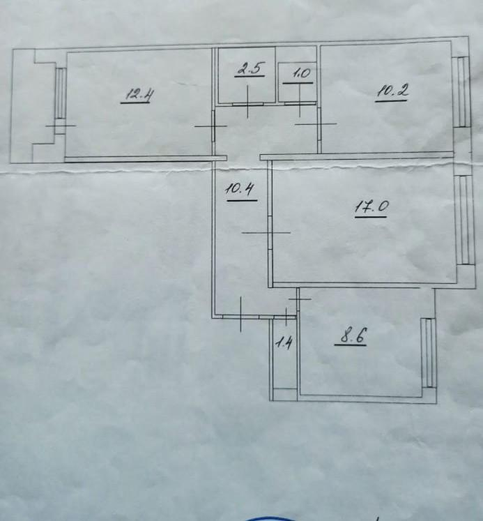 3-комнатная 67 м2 в ЖК undefined корпус null этаж 6