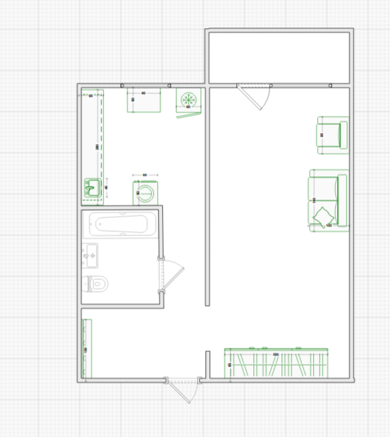 1-комнатная 33 м2 в ЖК undefined корпус null этаж 3