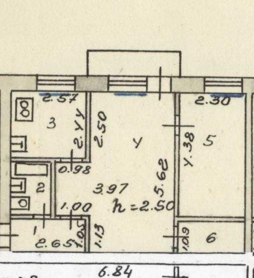 2-комнатная 43.4 м2 в ЖК undefined корпус null этаж 4