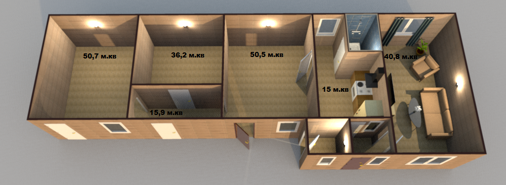 Студия 220.2 м2 в ЖК undefined корпус null этаж null