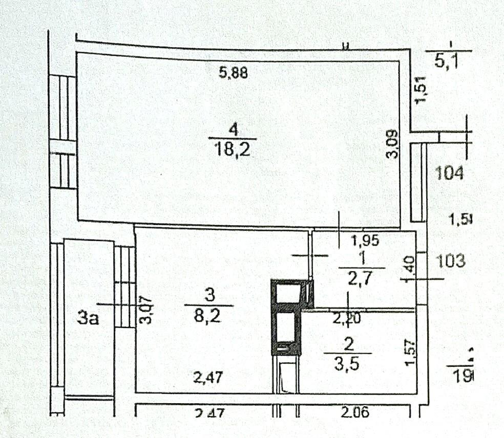 1-комнатная 35 м2 в ЖК undefined корпус null этаж 21
