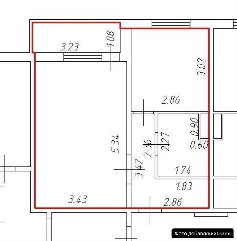 1-комнатная 35.8 м2 в ЖК undefined корпус null этаж 2