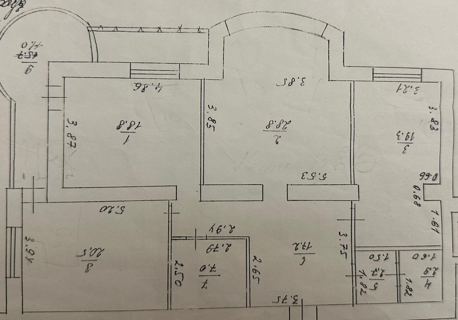 3-комнатная 128 м2 в ЖК undefined корпус null этаж 6