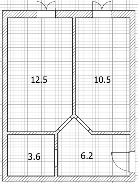 Студия 26.9 м2 в ЖК undefined корпус null этаж 1
