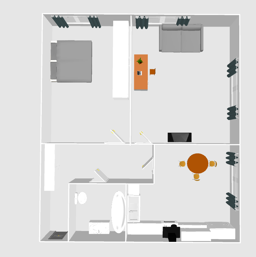2-комнатная 52.9 м2 в ЖК undefined корпус null этаж 31