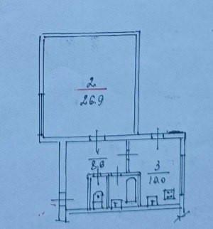 1-комнатная 50 м2 в ЖК undefined корпус null этаж 2