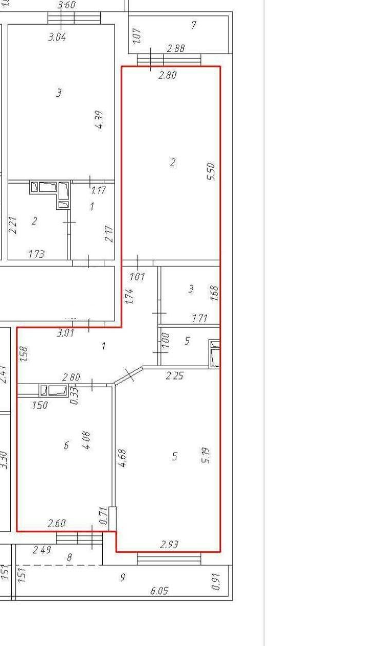 2-комнатная 53.3 м2 в ЖК undefined корпус null этаж 18