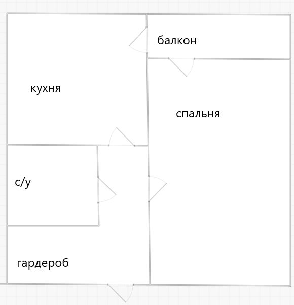 1-комнатная 36 м2 в ЖК undefined корпус null этаж 2