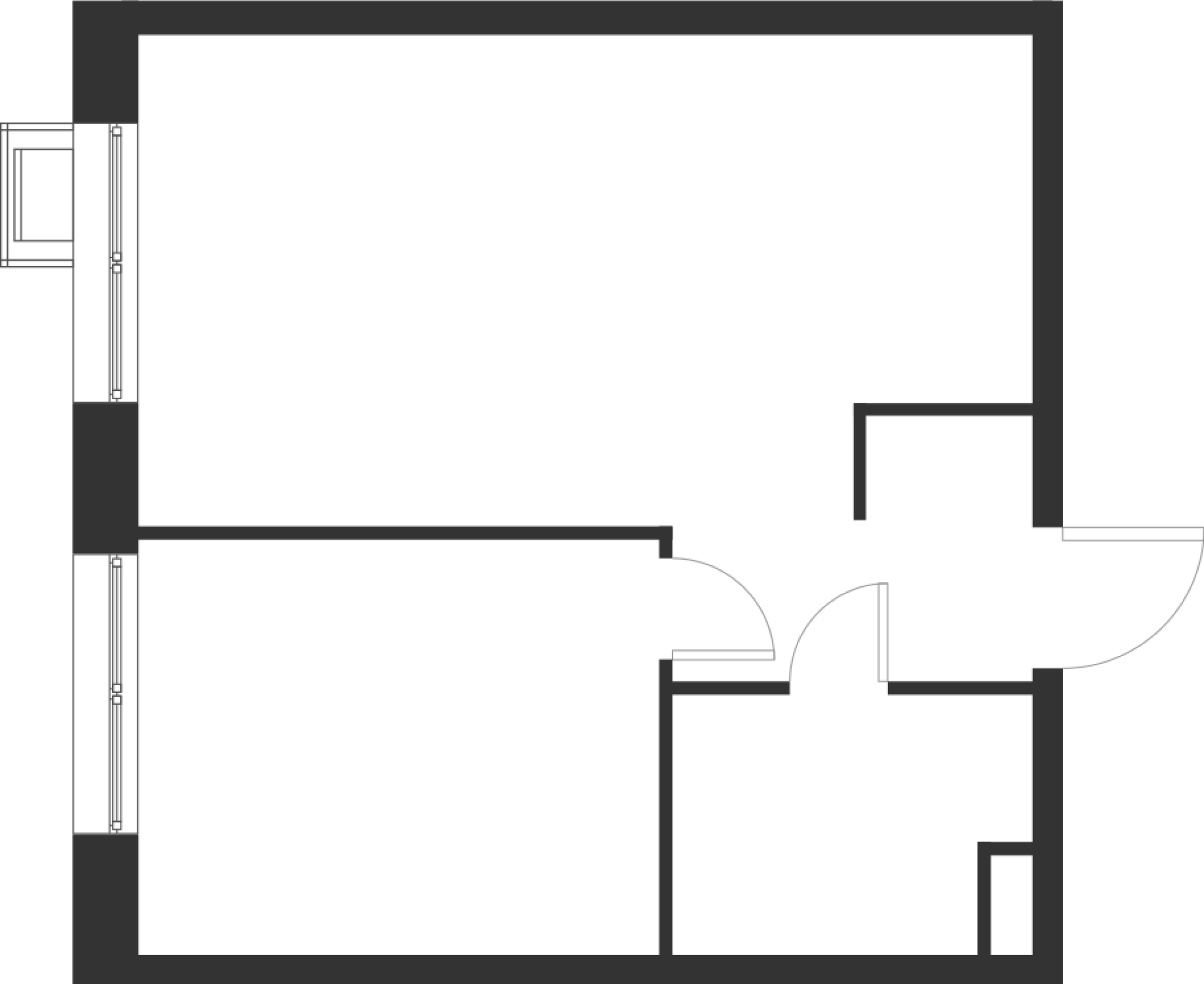 1-комнатная 38 м2 в ЖК Foreville корпус null этаж 2