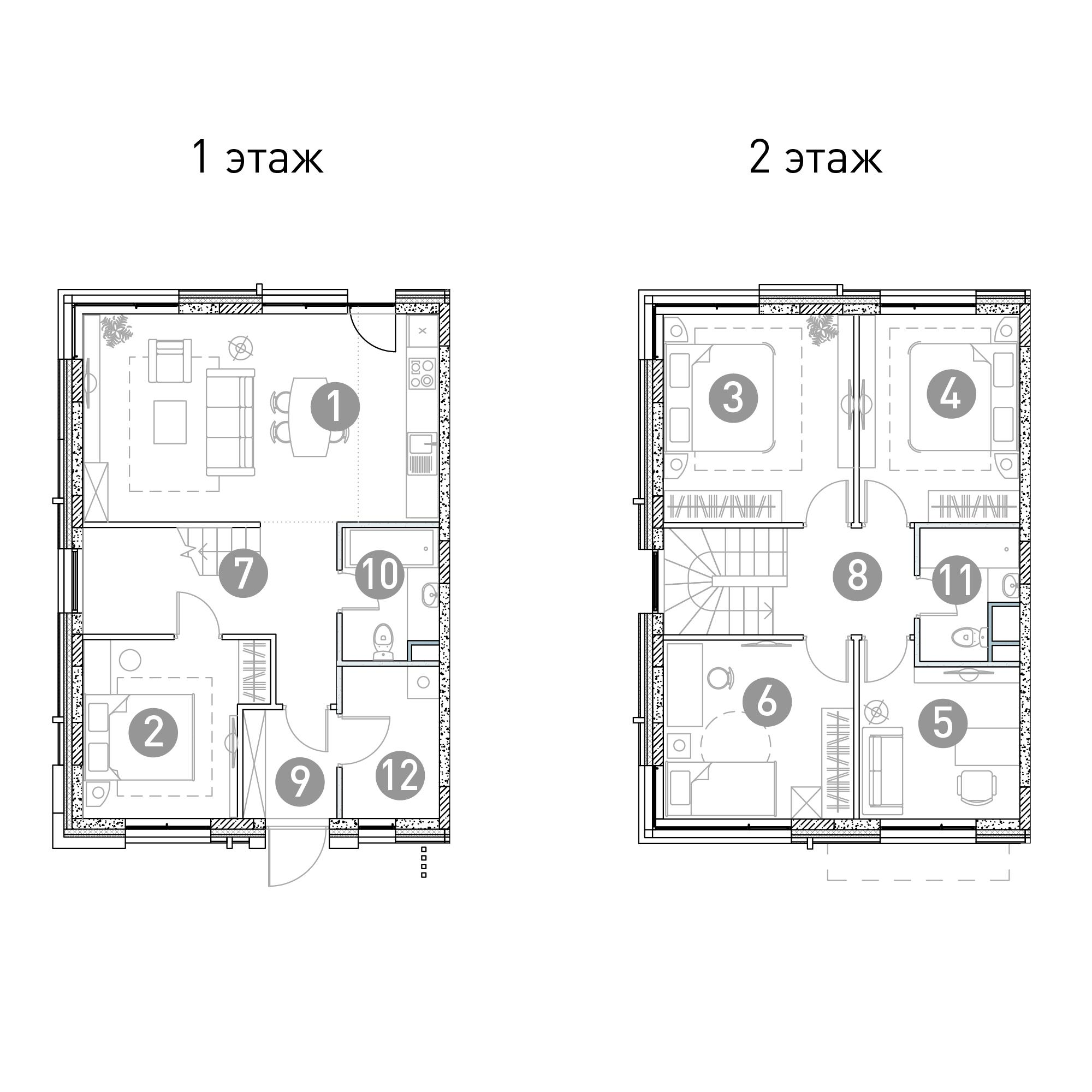 6-комнатная 121 м2 в ЖК Эко Усадьба Троицкое корпус null этаж 1