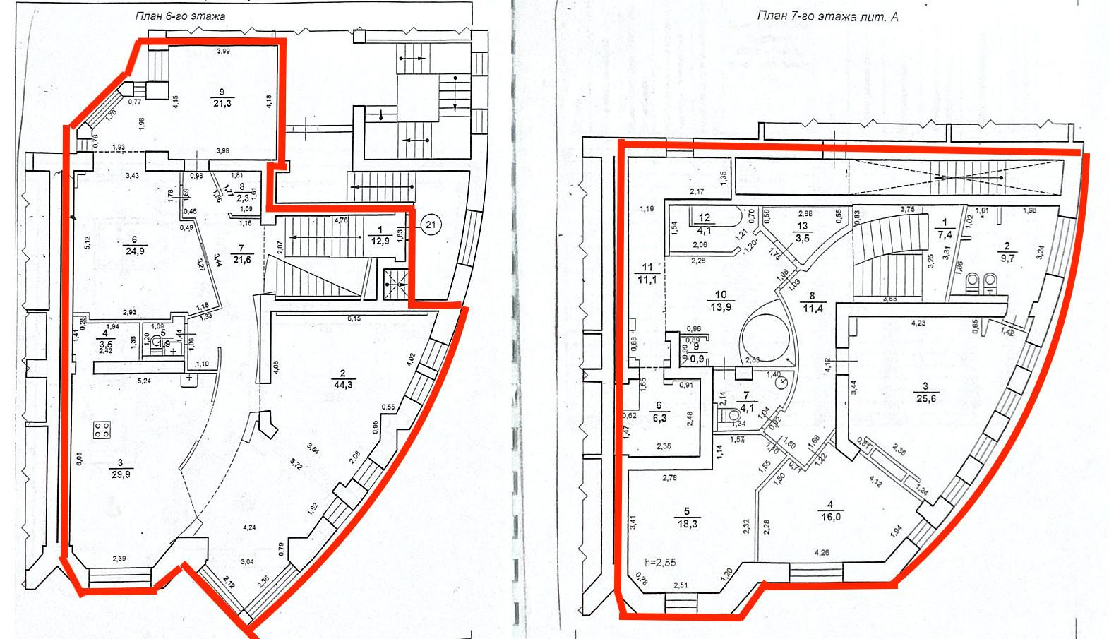 6-комнатная 295 м2 в ЖК undefined корпус null этаж 5