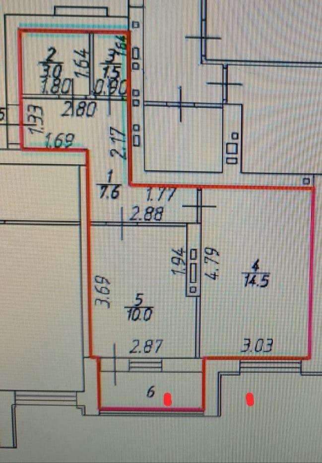 1-комнатная 40 м2 в ЖК undefined корпус null этаж 5