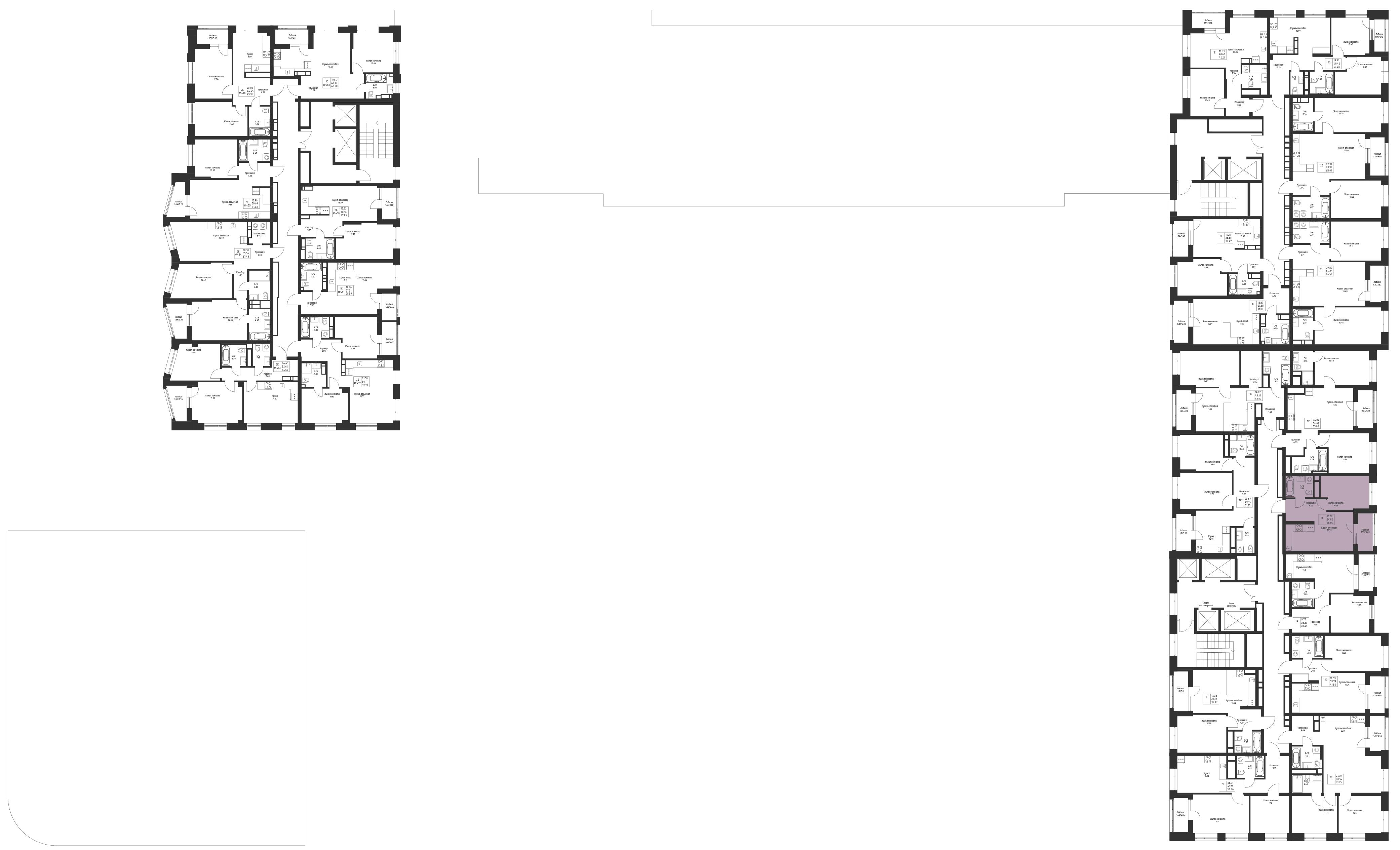 Студия 36 м2 в ЖК Мой Ритм корпус null этаж 13