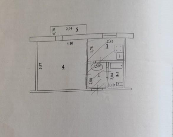 1-комнатная 26.9 м2 в ЖК undefined корпус null этаж 2