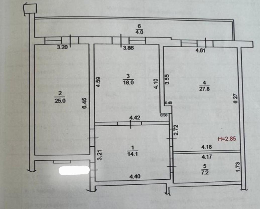2-комнатная 88 м2 в ЖК undefined корпус null этаж 3