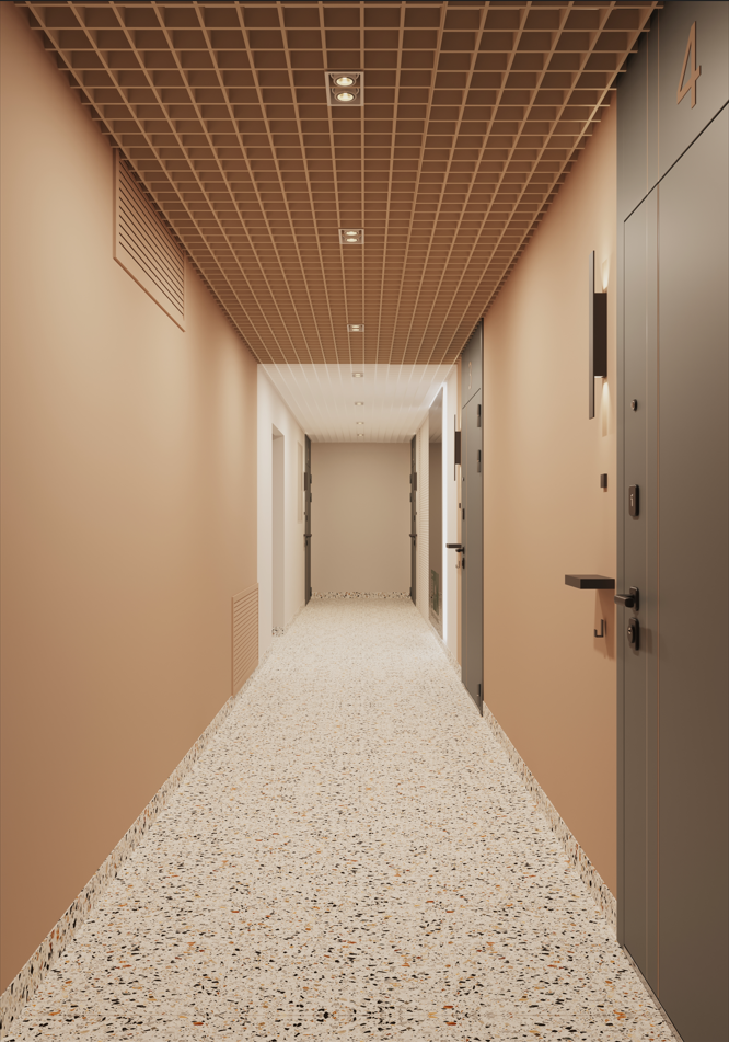 2-комнатная 46 м2 в ЖК Статный корпус null этаж 4