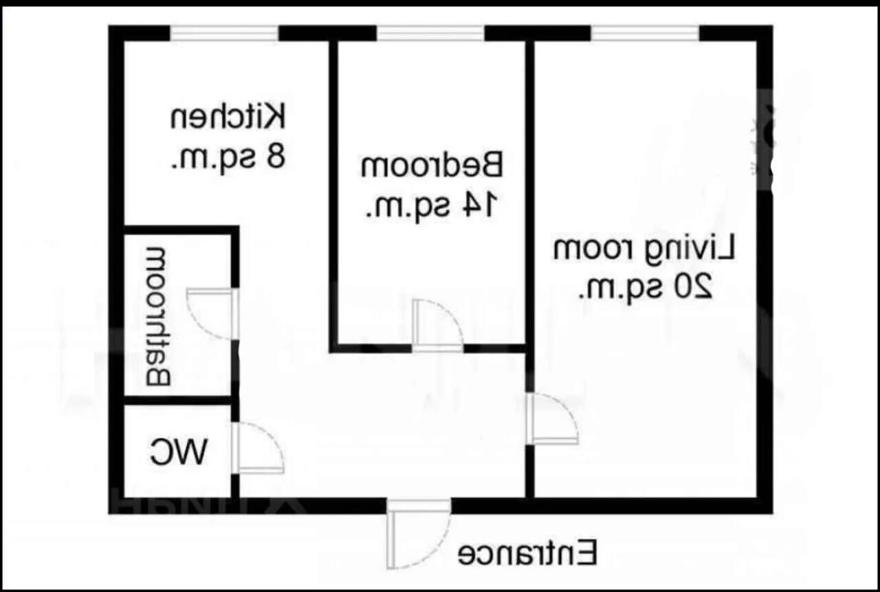 2-комнатная 53.9 м2 в ЖК undefined корпус null этаж 5