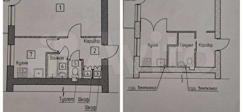 1-комнатная 30.9 м2 в ЖК undefined корпус null этаж 2