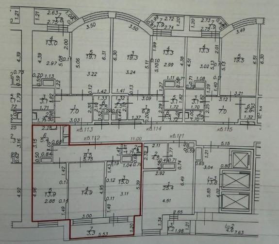 2-комнатная 66 м2 в ЖК undefined корпус null этаж 9