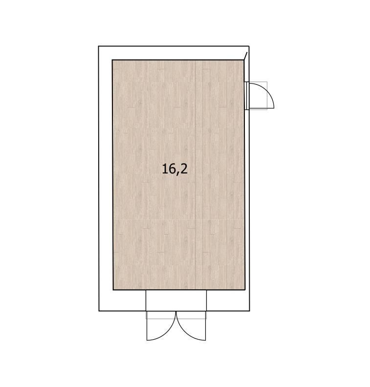 Студия 16.2 м2 в ЖК undefined корпус null этаж 4