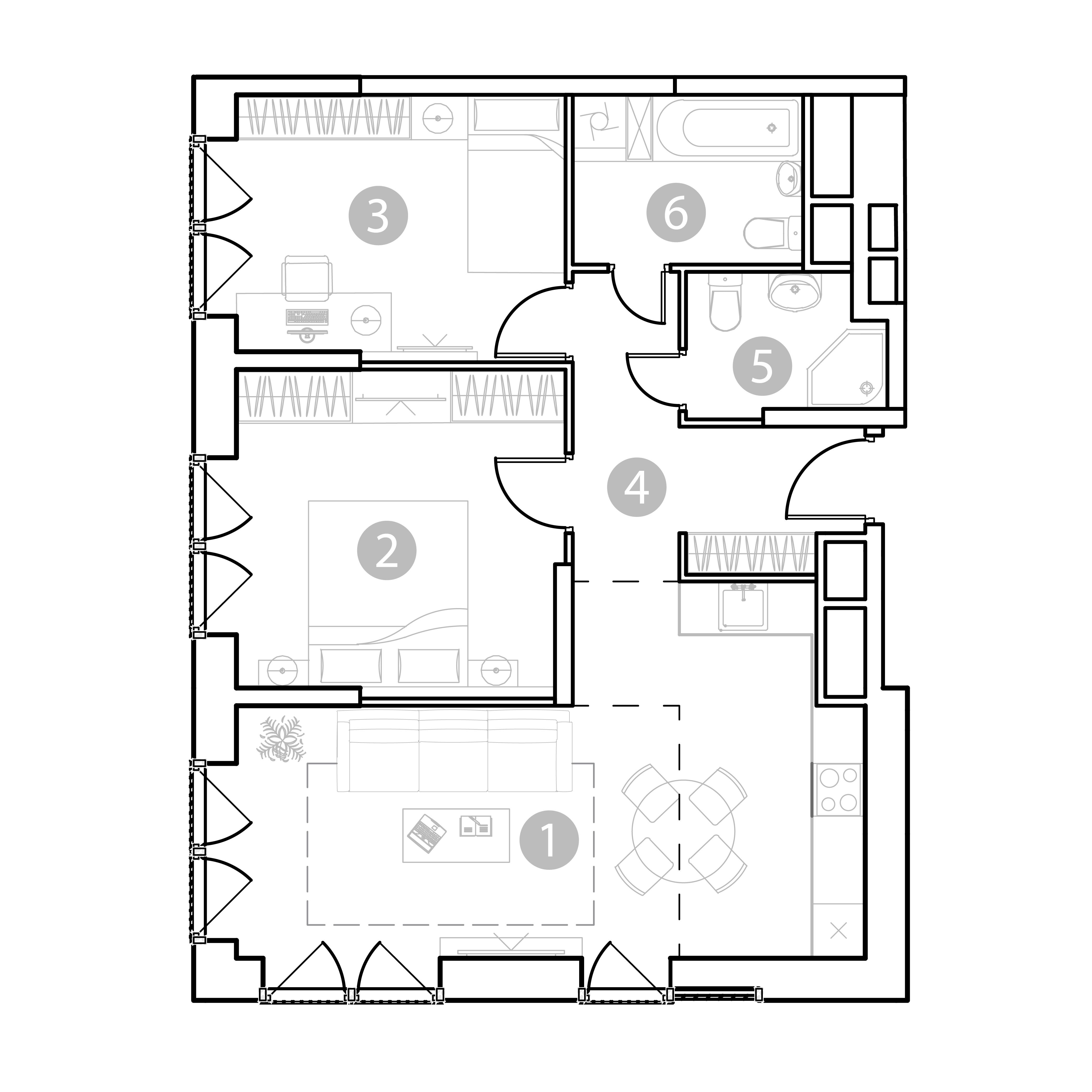 3-комнатная 67 м2 в ЖК EvoPark Сокольники корпус null этаж 14