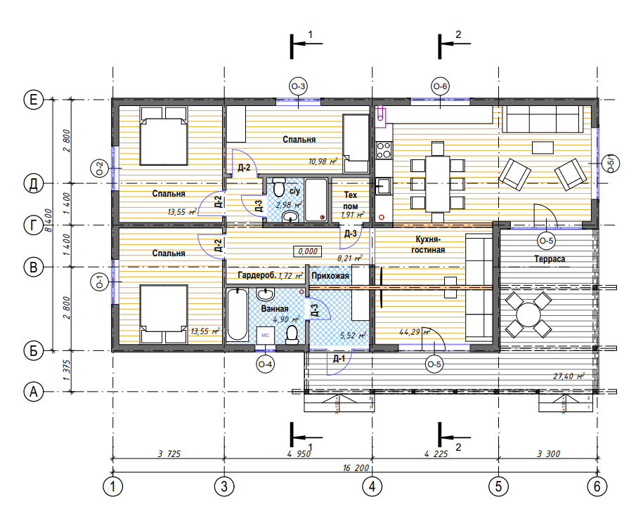 3-комнатная 143.6 м2 в ЖК undefined корпус null этаж null