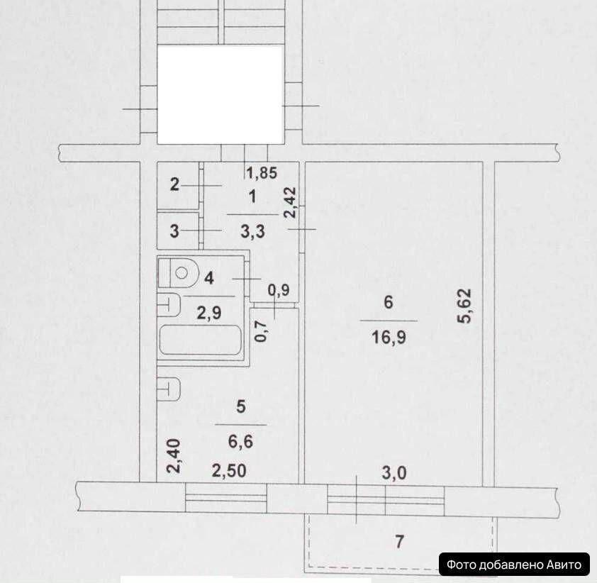 1-комнатная 30.4 м2 в ЖК undefined корпус null этаж 4