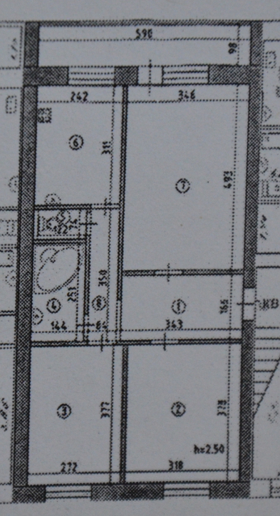 3-комнатная 60 м2 в ЖК undefined корпус null этаж 5