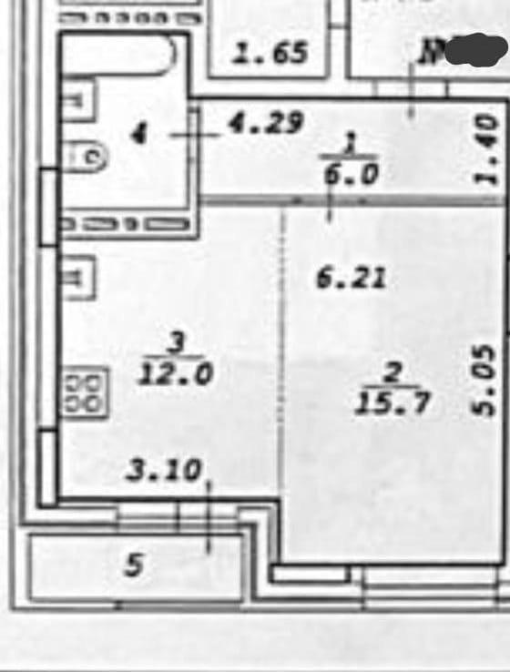 1-комнатная 38 м2 в ЖК undefined корпус null этаж 10