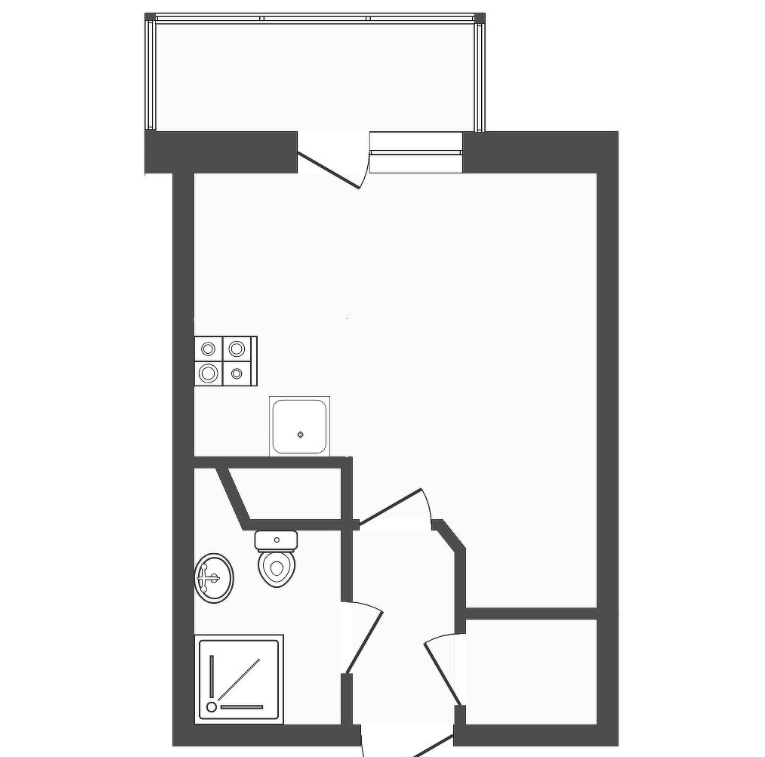 Студия 29 м2 в ЖК undefined корпус null этаж 14