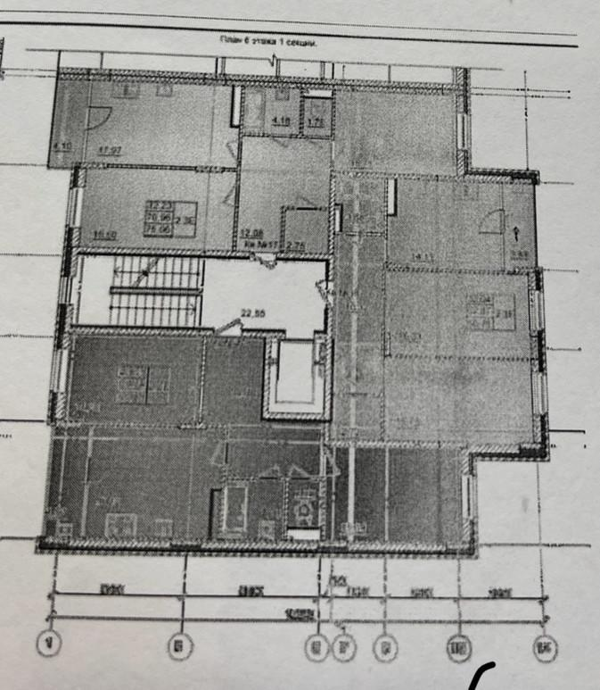 2-комнатная 65.7 м2 в ЖК undefined корпус null этаж 6