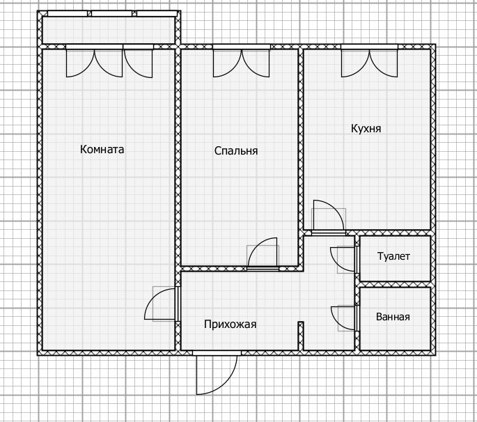 2-комнатная 51.1 м2 в ЖК undefined корпус null этаж 3