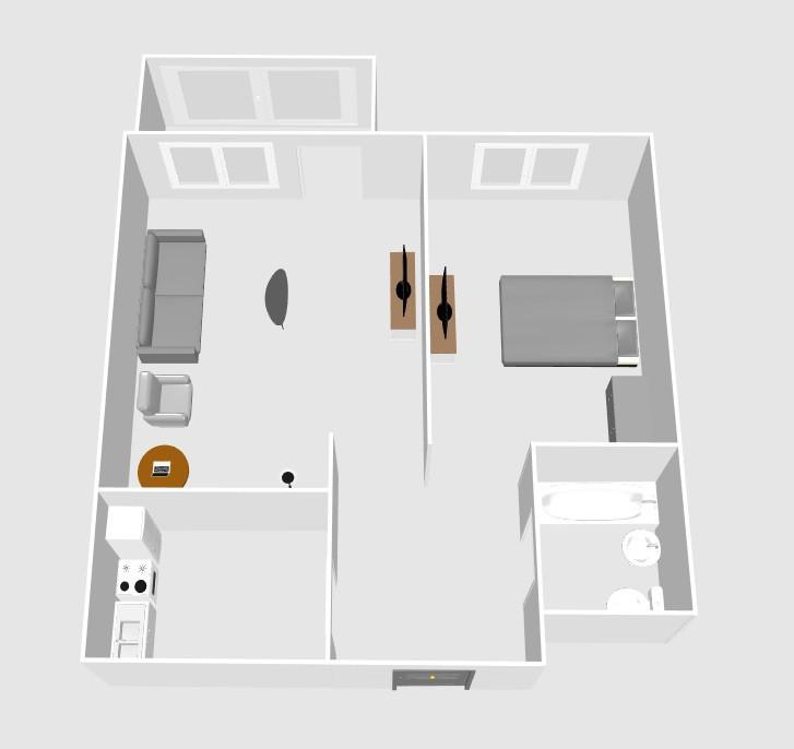 1-комнатная 39.9 м2 в ЖК undefined корпус null этаж 11