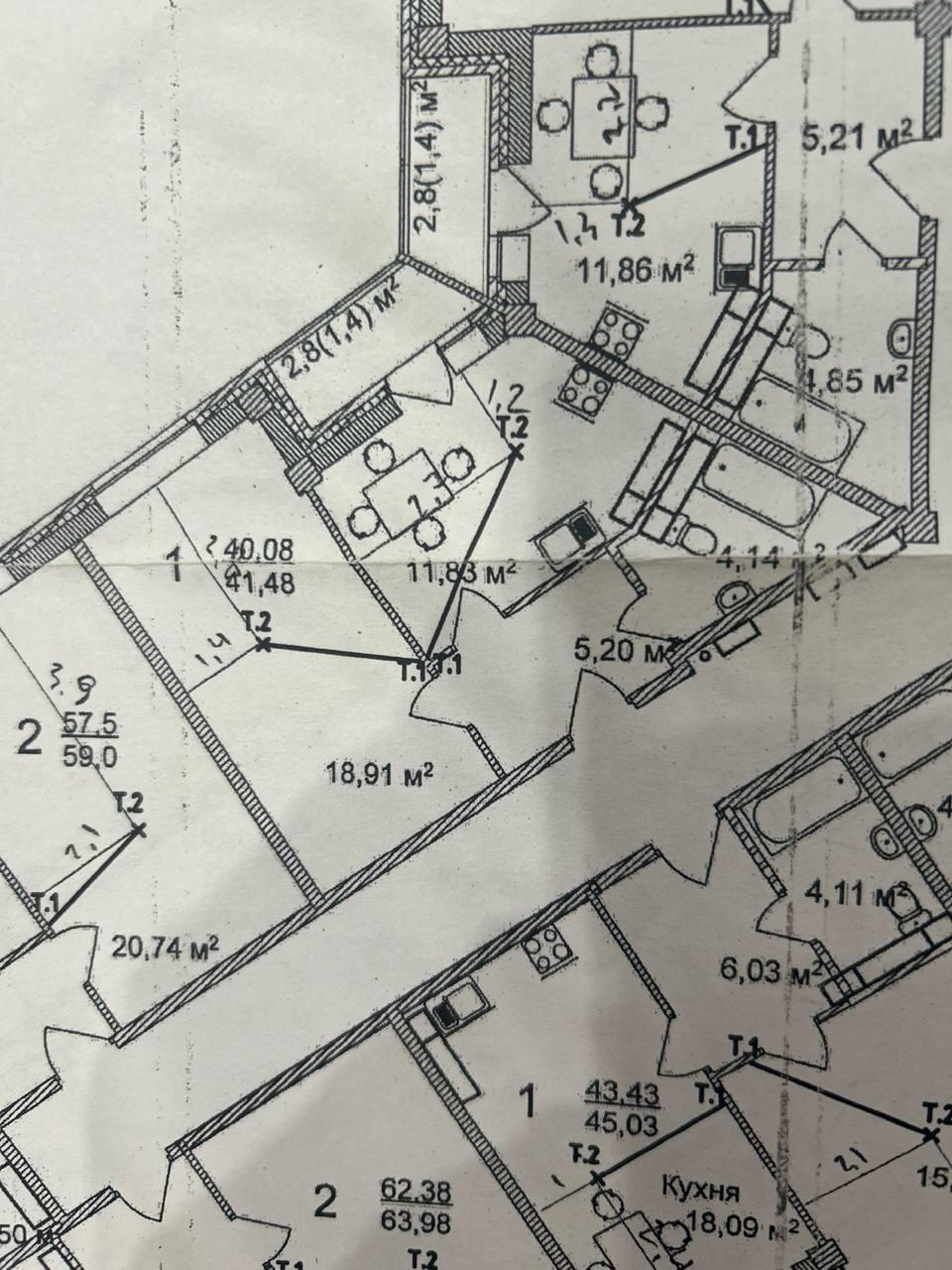 1-комнатная 40.1 м2 в ЖК undefined корпус null этаж 8