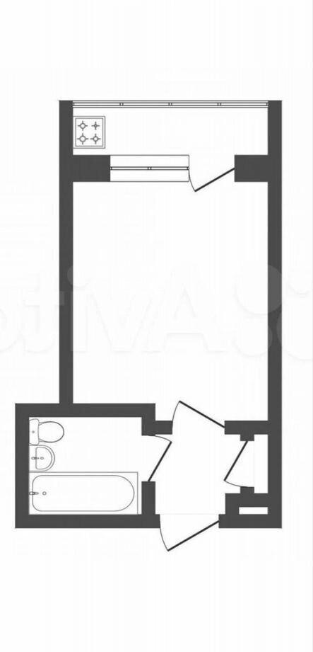 Студия 21 м2 в ЖК undefined корпус null этаж 3