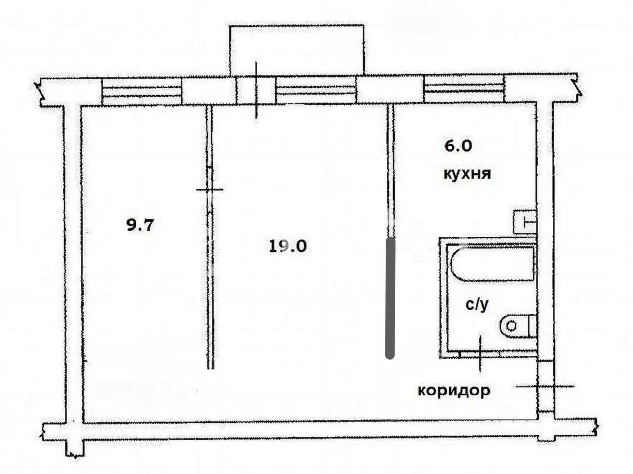 2-комнатная 45.6 м2 в ЖК undefined корпус null этаж 3