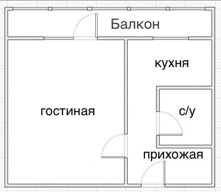 1-комнатная 31.8 м2 в ЖК undefined корпус null этаж 2