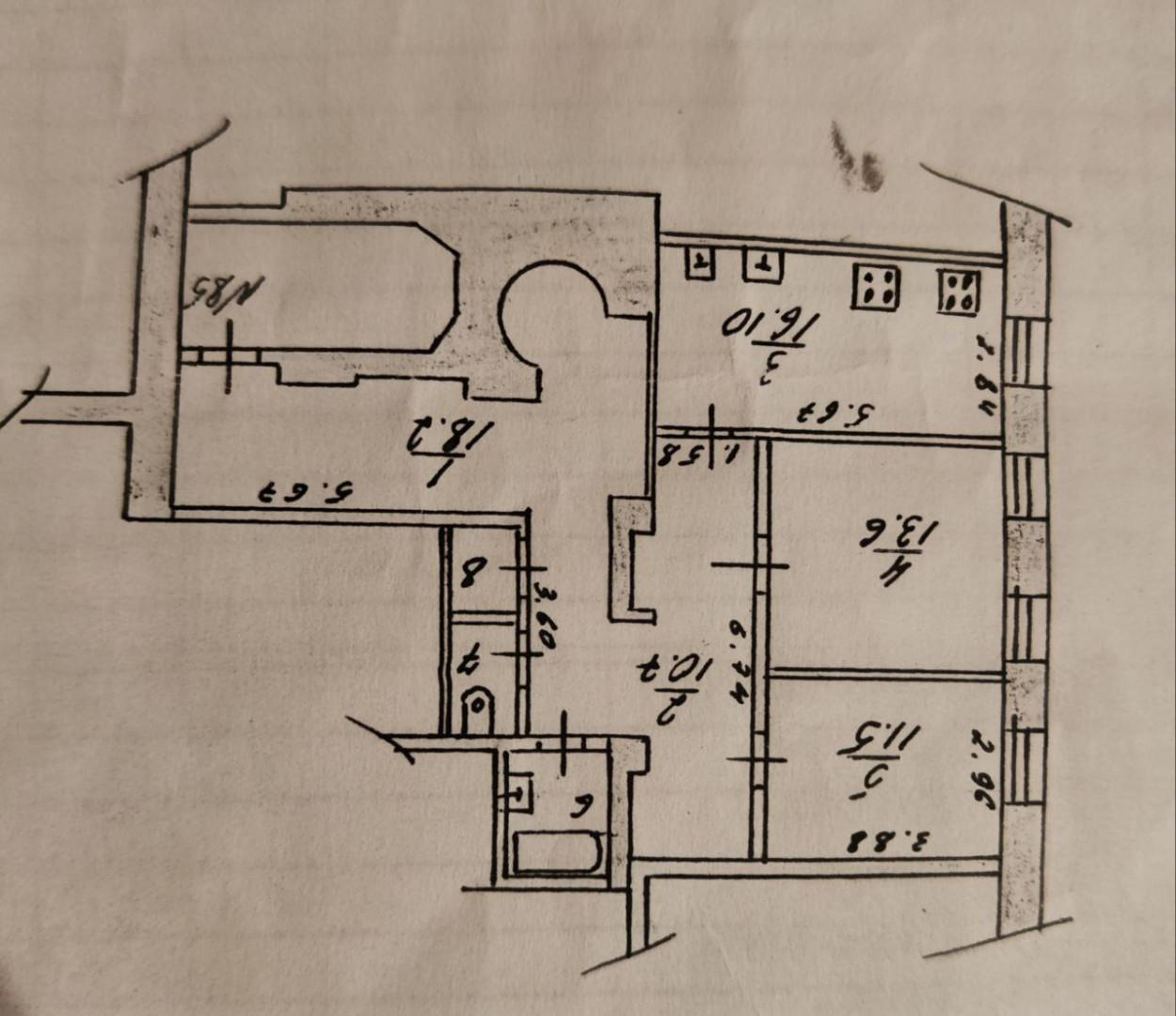 2-комнатная 76 м2 в ЖК undefined корпус null этаж 2
