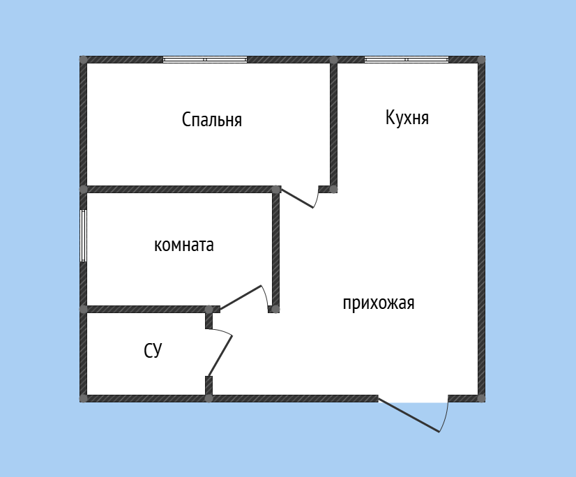 2-комнатная 62 м2 в ЖК undefined корпус null этаж 4
