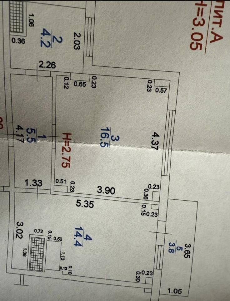 1-комнатная 47 м2 в ЖК undefined корпус null этаж 4