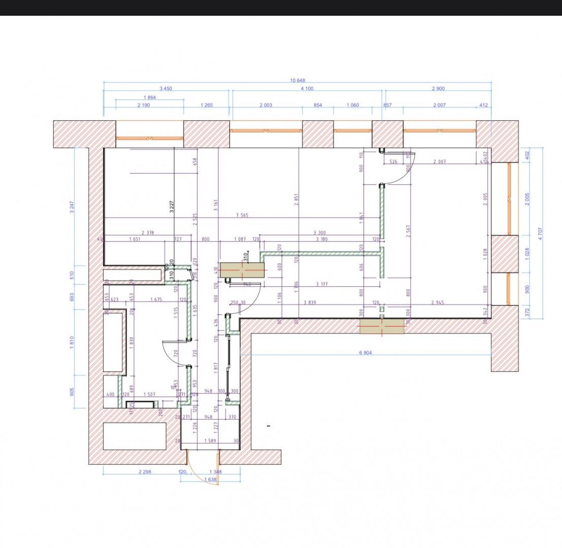 2-комнатная 57 м2 в ЖК undefined корпус null этаж 25