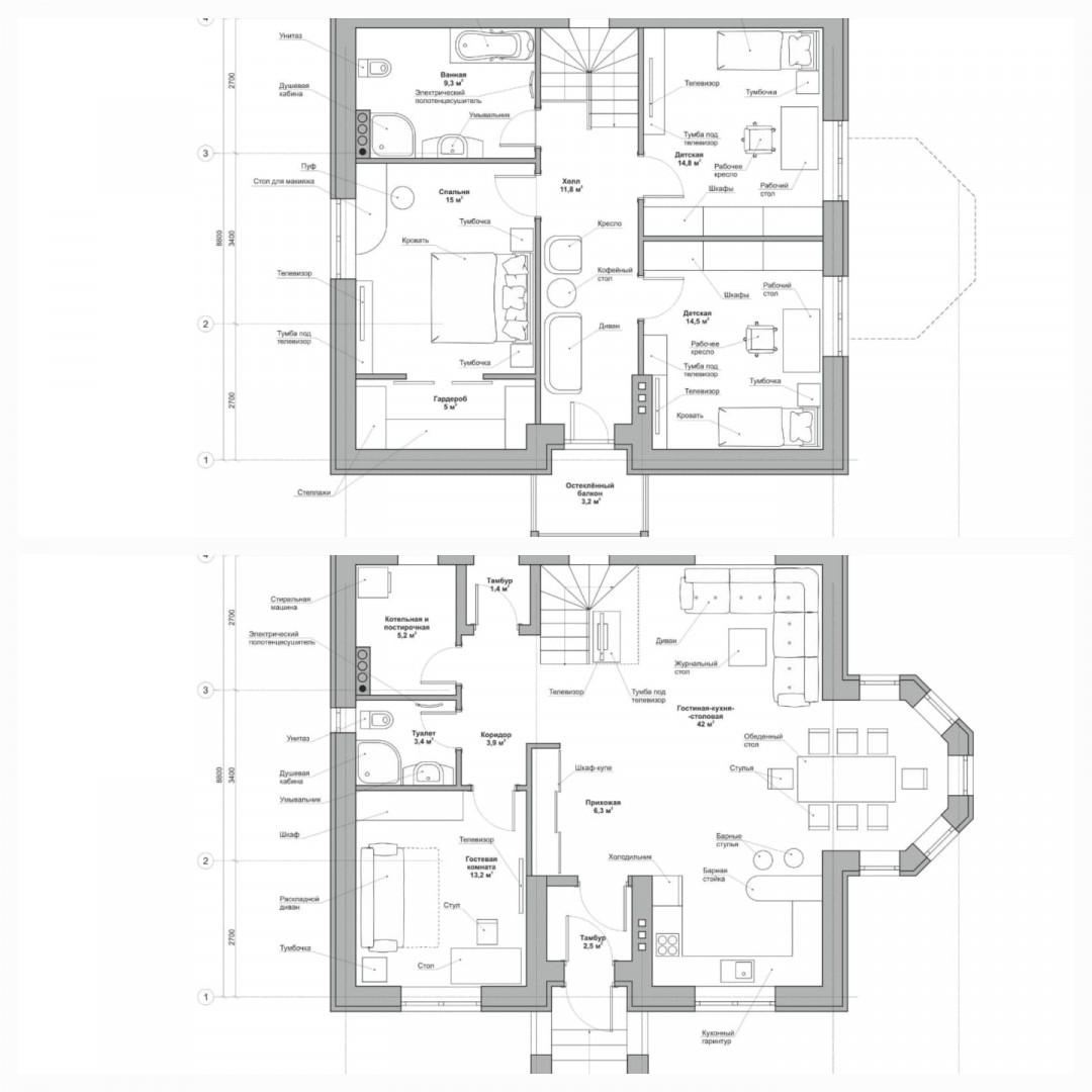 4-комнатная 166.4 м2 в ЖК undefined корпус null этаж null