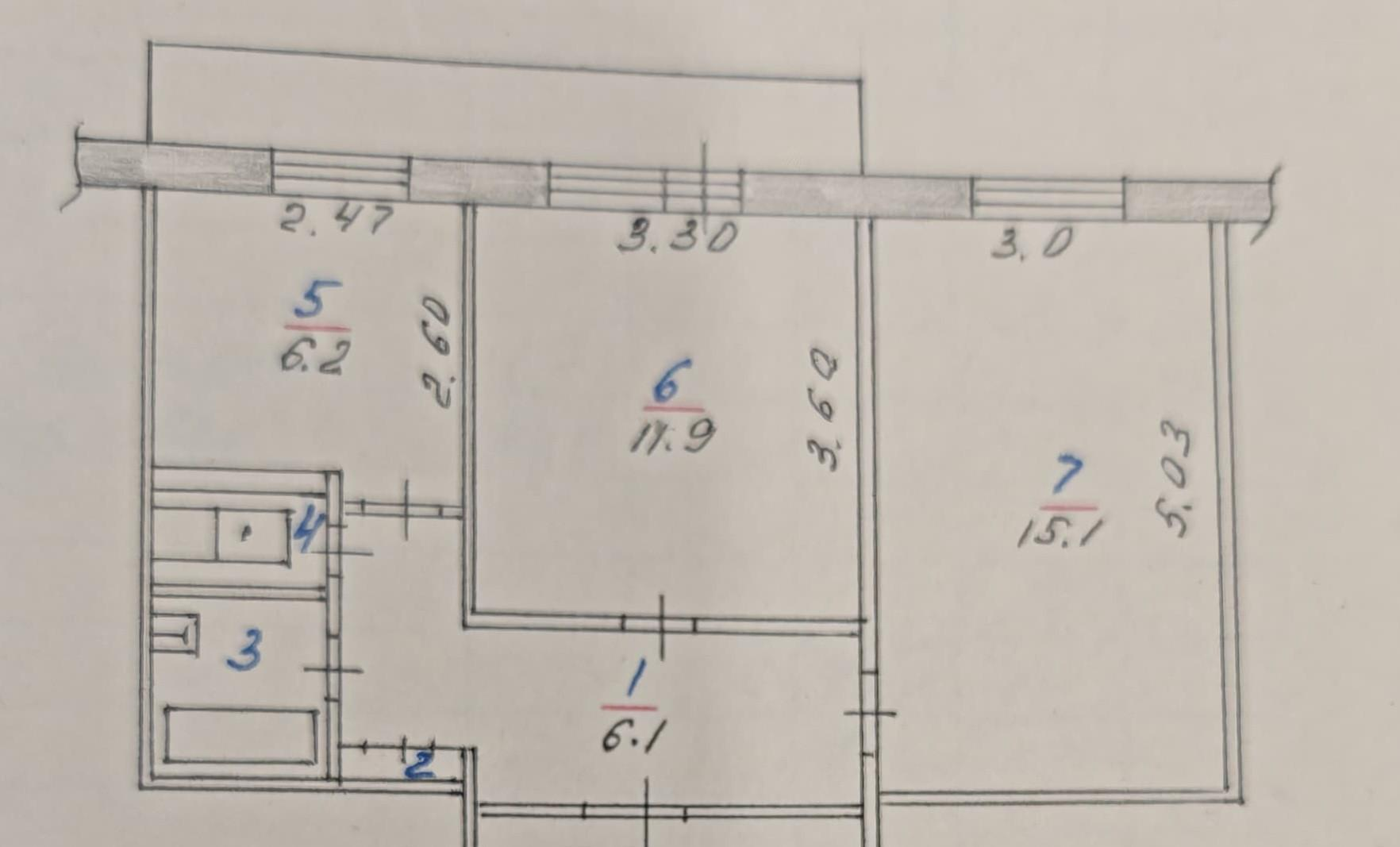2-комнатная 43.2 м2 в ЖК undefined корпус null этаж 4