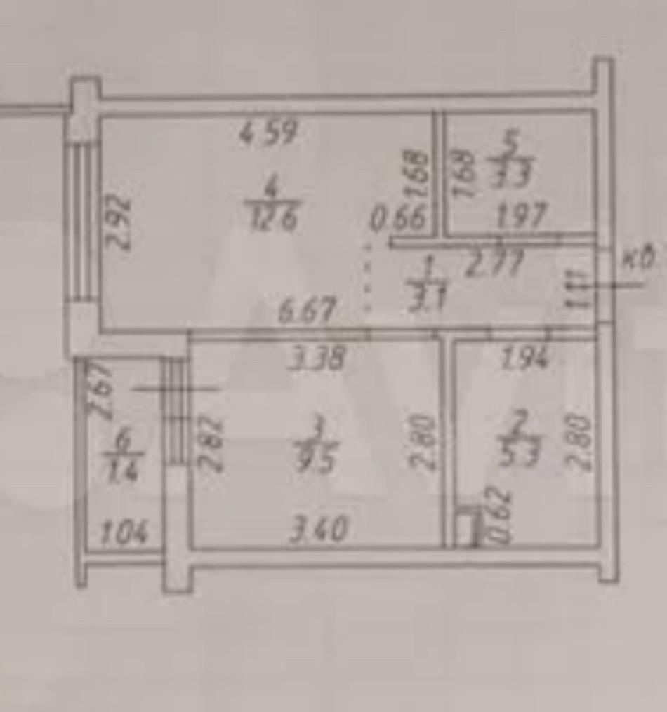 1-комнатная 35.2 м2 в ЖК undefined корпус null этаж 2
